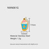 Wholesale Ice Cream Cone Candy Stainless Steel Electroplated Pendant Jewelry Accessories For Women