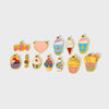 Wholesale Ice Cream Cone Candy Stainless Steel Electroplated Pendant Jewelry Accessories For Women