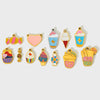 Wholesale Ice Cream Cone Candy Stainless Steel Electroplated Pendant Jewelry Accessories For Women