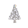 Wholesale Imitation Pearl Christmas Tree Brooch Electroplated Female Fashion Jewelry