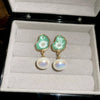 Wholesale Imitation Pearl Drop Shape Earrings French Retro Style Set With Pearls For Women