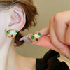 Wholesale Imitation Pearl Drop Shape Earrings French Retro Style Set With Pearls For Women