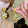 Wholesale Imitation Pearl Drop Shape Earrings French Retro Style Set With Pearls For Women