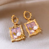 Wholesale Imitation Pearl Drop Shape Earrings French Retro Style Set With Pearls For Women