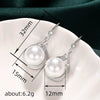 Wholesale Imitation Pearl Earrings Light Luxury Style Geometric U Shaped Pearl Inlaid