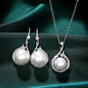 Wholesale Imitation Pearl Earrings Light Luxury Style Geometric U Shaped Pearl Inlaid