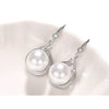 Wholesale Imitation Pearl Earrings Light Luxury Style Geometric U Shaped Pearl Inlaid