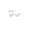 Wholesale Imitation Pearl Earrings With Geometric Pattern And Electroplating Light Luxury Style