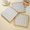 Wholesale Imitation Pearl Geometric Earrings Set For Women With Electroplating