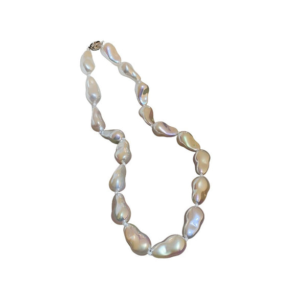 Wholesale Imitation Pearl Geometric Handmade Women's Clavicle Chain Necklace