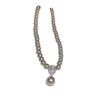 Wholesale Imitation Pearl Geometric Water Drop Pendant Handmade Necklace For Women Elegant Light Luxury Jewelry