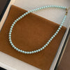 Wholesale Imitation Pearl Necklace Geometric Style Real Gold Plated Women's