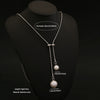 Wholesale Imitation Pearl Pendant Necklace In Personality Style Made Of Stainless Steel
