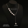 Wholesale Imitation Pearl Pendant Necklace In Personality Style Made Of Stainless Steel