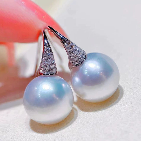 Wholesale Imitation Pearl Zircon Earrings For Women Copper Animal Zodiac Geometric Style