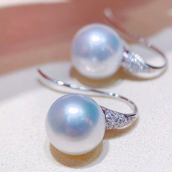 Wholesale Imitation Pearl Zircon Earrings For Women Copper Animal Zodiac Geometric Style