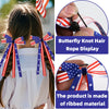 Wholesale Independence Day Bow Headline Star Flag Print Party Decoration Ribbon Hair Rings Polyester Semi Manual And Semi Mechanical