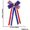 Wholesale Independence Day Bow Headline Star Flag Print Party Decoration Ribbon Hair Rings Polyester Semi Manual And Semi Mechanical