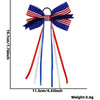 Wholesale Independence Day Bow Headline Star Flag Print Party Decoration Ribbon Hair Rings Polyester Semi Manual And Semi Mechanical