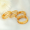 Wholesale Inlaid Ring 316L Stainless Steel Geometric Fashion Light Luxury Electroplating Unisex Jewelry