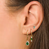 Wholesale Ins Distinctive Fashionable Earrings Copper Geometric Zirconia