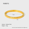 Wholesale Ins Geometric Square Stainless Steel 18K Gold Plated Clasp Bracelet Jewelry Accessories For Women