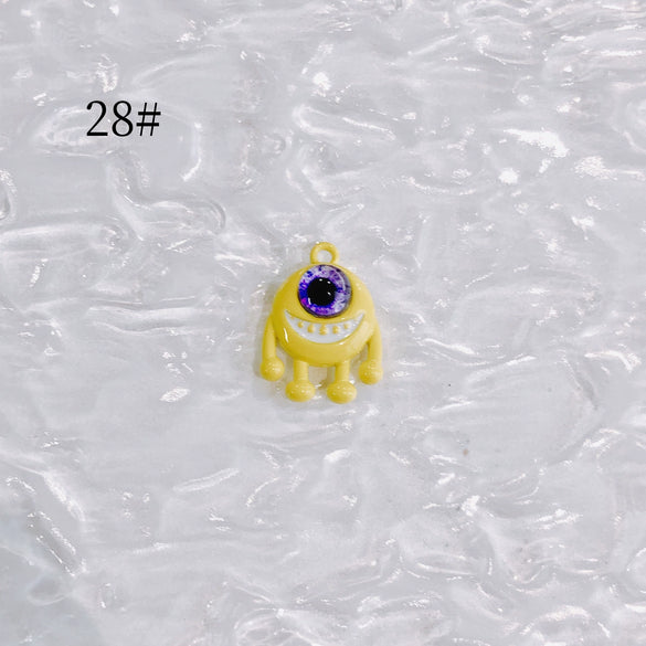 Wholesale Ins Style Alloy Jewelry With Sunflower And Little Devil Flower Bow Handmade With Electroplating
