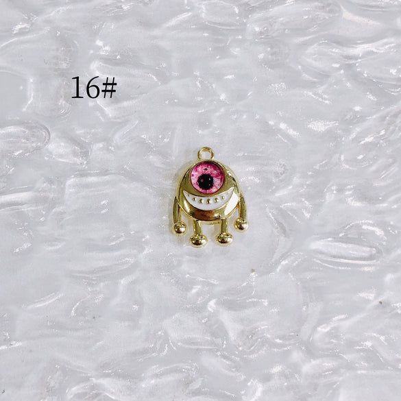 Wholesale Ins Style Alloy Jewelry With Sunflower And Little Devil Flower Bow Handmade With Electroplating