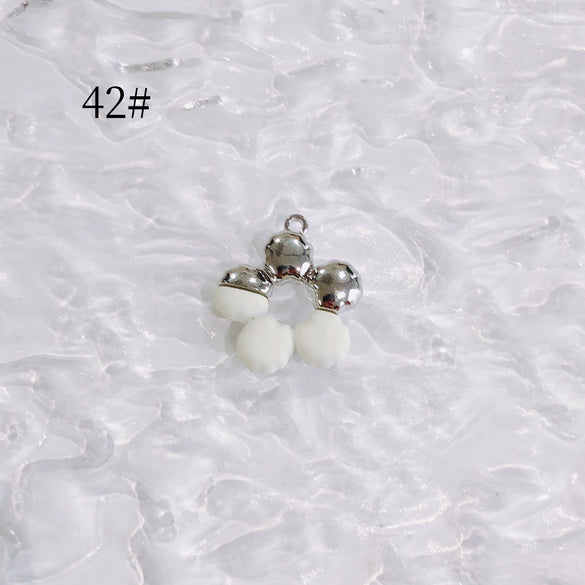 Wholesale Ins Style Alloy Jewelry With Sunflower And Little Devil Flower Bow Handmade With Electroplating
