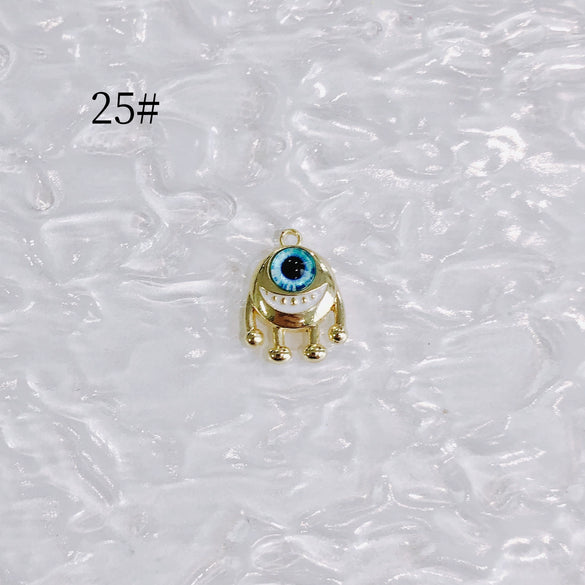Wholesale Ins Style Alloy Jewelry With Sunflower And Little Devil Flower Bow Handmade With Electroplating