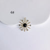 Wholesale Ins Style Alloy Jewelry With Sunflower And Little Devil Flower Bow Handmade With Electroplating