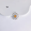 Wholesale Ins Style Alloy Jewelry With Sunflower And Little Devil Flower Bow Handmade With Electroplating