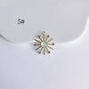 Wholesale Ins Style Alloy Jewelry With Sunflower And Little Devil Flower Bow Handmade With Electroplating
