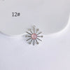 Wholesale Ins Style Alloy Jewelry With Sunflower And Little Devil Flower Bow Handmade With Electroplating