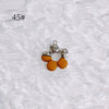 Wholesale Ins Style Alloy Jewelry With Sunflower And Little Devil Flower Bow Handmade With Electroplating