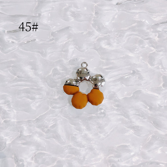 Wholesale Ins Style Alloy Jewelry With Sunflower And Little Devil Flower Bow Handmade With Electroplating