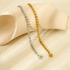 Wholesale Ins Style Geometric Heart Shape Stainless Steel 18K Gold Plated Bracelet Jewelry For Women
