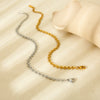 Wholesale Ins Style Geometric Heart Shape Stainless Steel 18K Gold Plated Bracelet Jewelry For Women