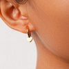 Wholesale Ins Style Geometric Heart Shaped 18K Gold Plated Stainless Steel Earrings For Women
