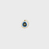 Wholesale Ins Style Geometric Oil Dripping Return Pattern Peach Heart Round Devil's Eye Stainless Steel Pendant Jewelry Accessory Hanging Ornament