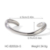 Wholesale Ins Style Geometric Open Bracelet Stainless Steel 18K Gold Electroplated Jewelry Accessories