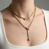 Wholesale Ins Style Geometric Snake Head Stainless Steel Electroplated Long Necklace Jewelry For Women