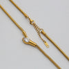 Wholesale Ins Style Geometric Snake Head Stainless Steel Electroplated Long Necklace Jewelry For Women