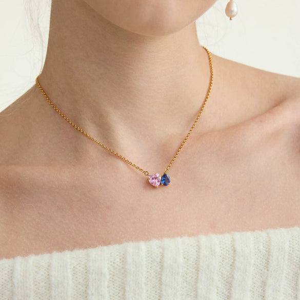 Wholesale Ins Style Geometric Stainless Steel Electroplated Necklace For Women