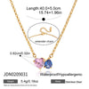 Wholesale Ins Style Geometric Stainless Steel Electroplated Necklace For Women