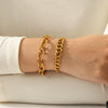 Wholesale Ins Style Geometric Stainless Steel Electroplated Women's Bracelet