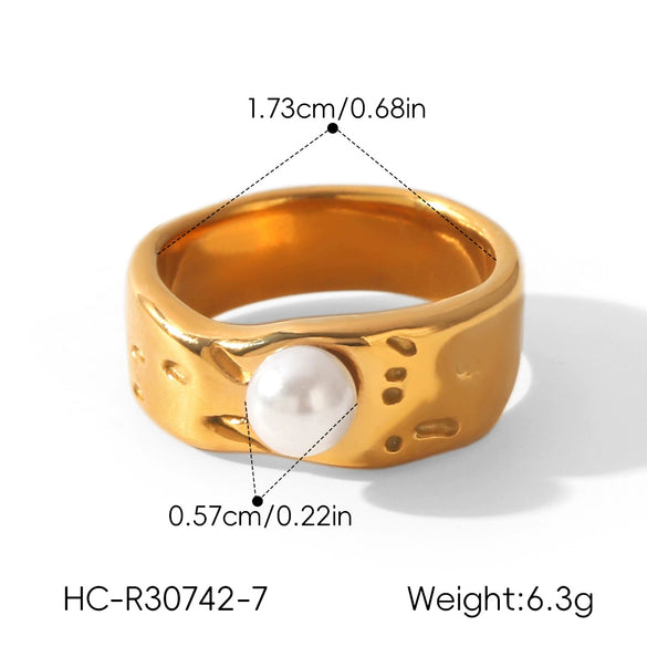 Wholesale Ins Style Geometric Stainless Steel Electroplated Women's Open Ring Jewelry Accessories