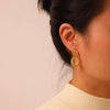 Wholesale Ins Style Geometric Stainless Steel 18K Gold Plated Earrings For Women