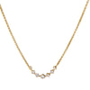 Wholesale Ins Style Geometric Stainless Steel 18K Gold Plated Oshaped Chain Pendant Necklace For Women