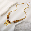 Wholesale Ins Style Gold Plated Stainless Steel Animal Zodiac Geometric Butterfly Pendant Necklace For Women